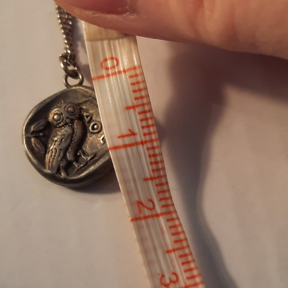 Sterling Silver Coin And Chain - Picture 6 of 15